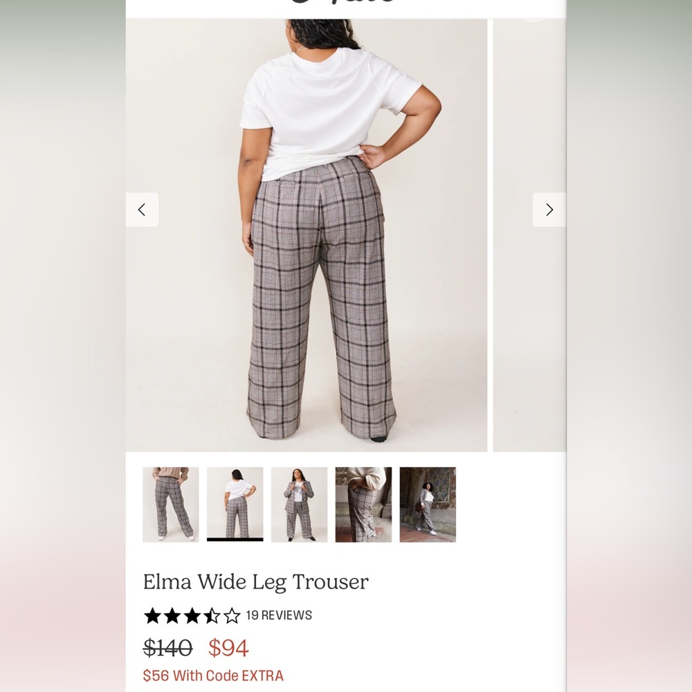 Able wide leg trousers size 16